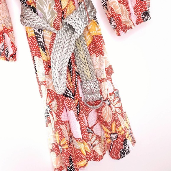 Elizabeth & James Floral Smocked Dress | XL | 220411DR - Picture 3 of 5